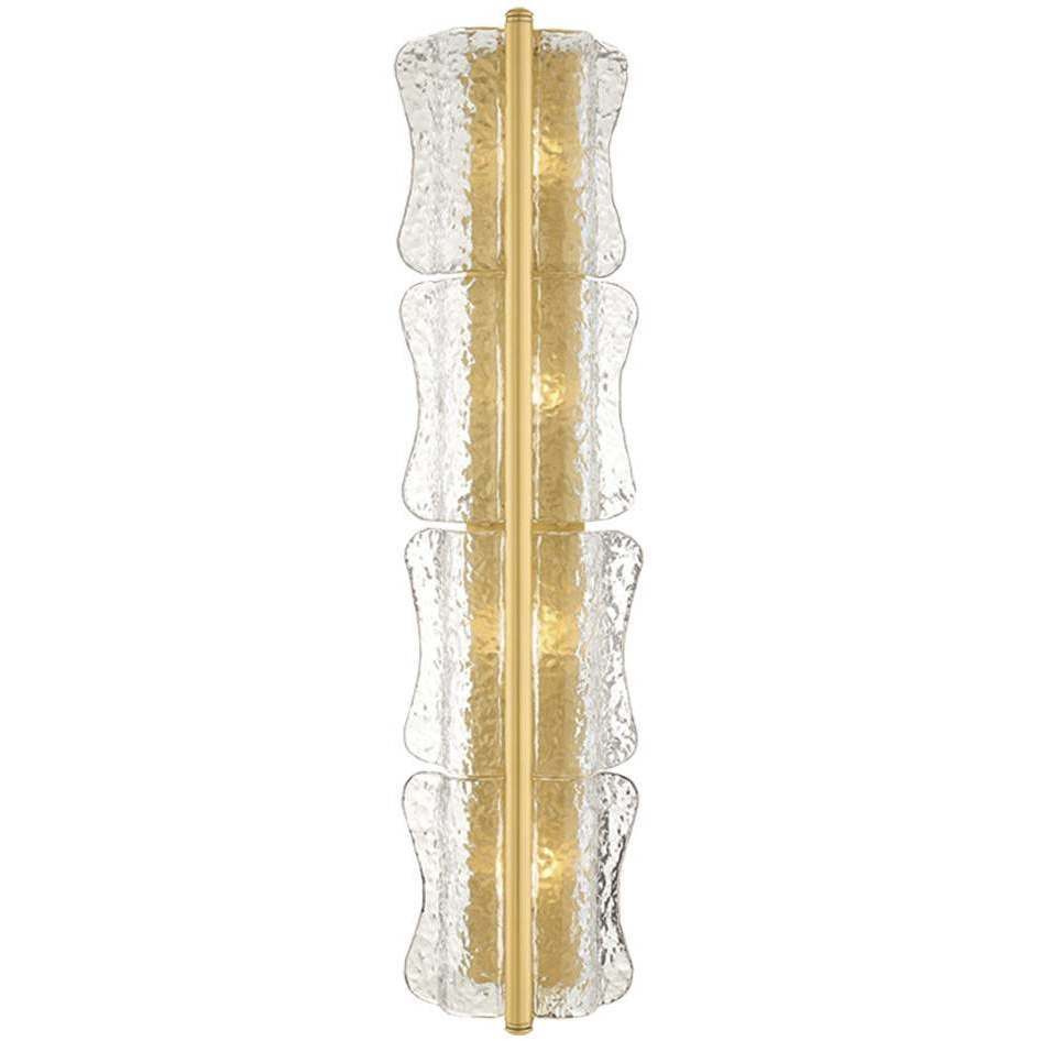 Fosterdale 4 Light 8.25 inch Aged Brass ADA Wall Sconce Wall Light